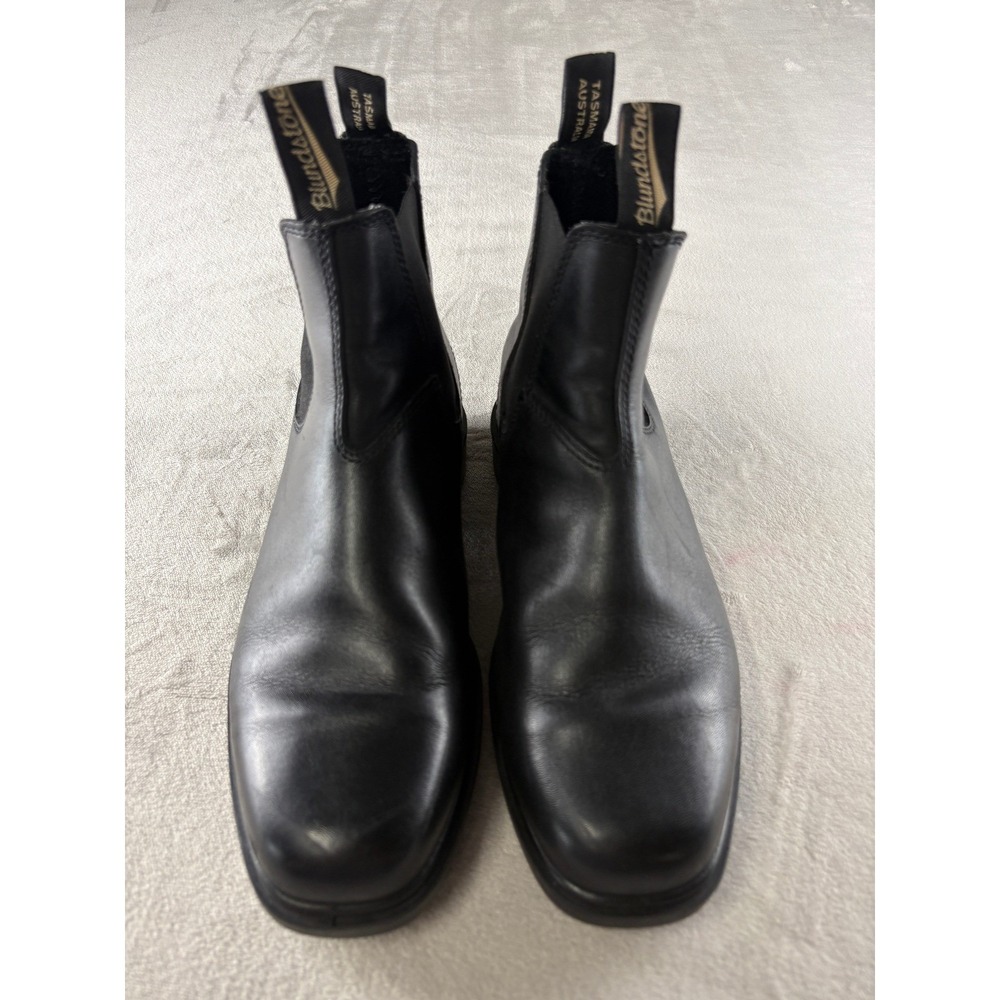 Blundstone 063 Dress Chelsea Boots Mens Black Leather Square Toe Slip On 10.5 US